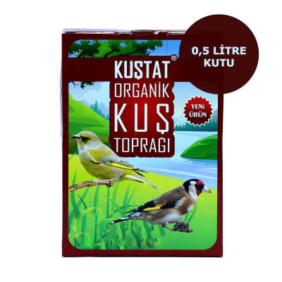 Kuştat Organik Kuş Toprağı 0.5 Litre x 6 Adet