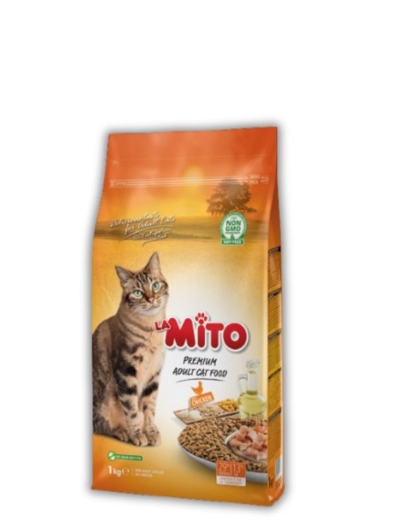 LaMito Tavuklu Yetişkin Kedi Maması 1 Kg