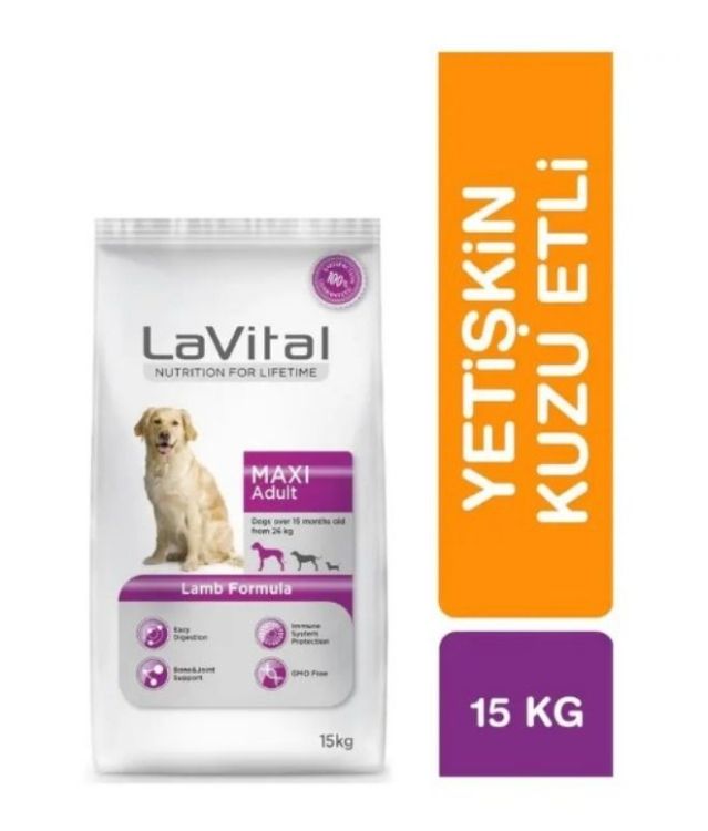 Lavital Büyük Irk Kuzulu Yetişkin Köpek Maması 15 Kg