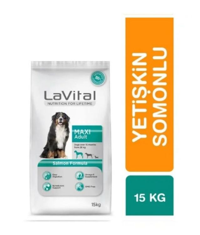 Lavital Maxi Adult Somonlu Yetişkin Köpek Maması 15 Kg