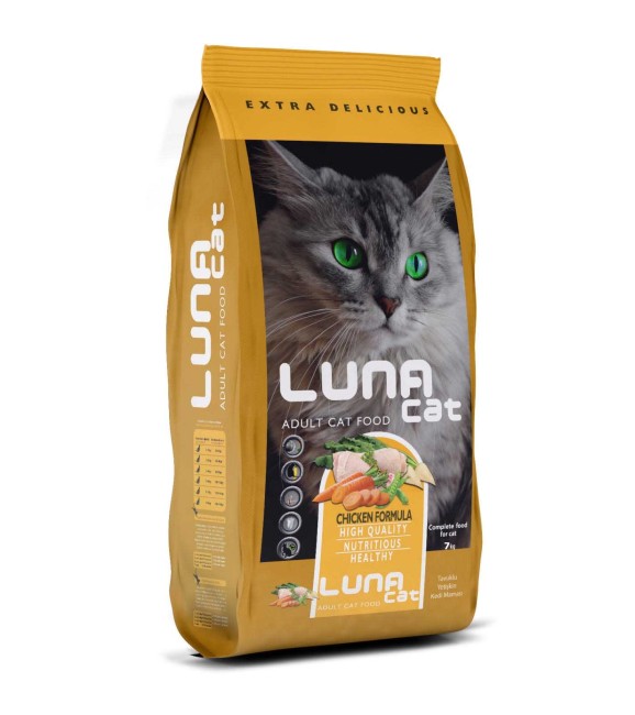 Luna - Luna Tavuklu Yetişkin Kedi Maması 7 Kg