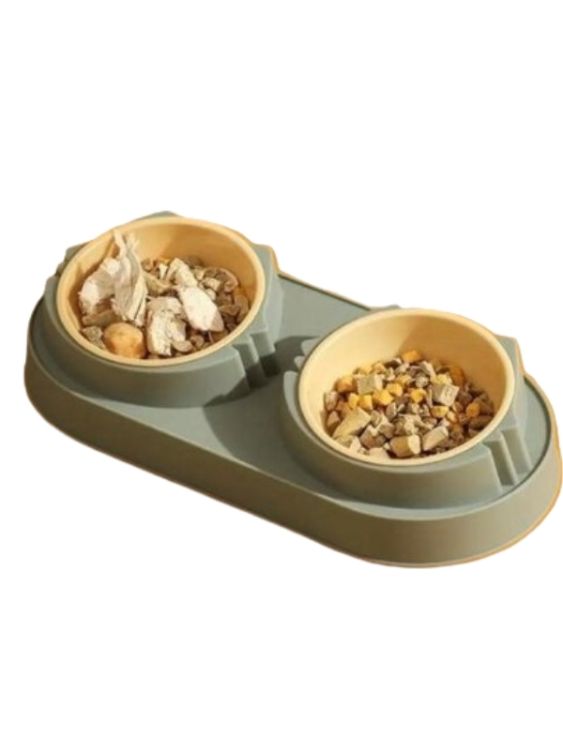 Madpet İkili Plastik Mama Kabı (MAD-002)