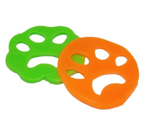 Madpet - Madpet (222) Çamaşır Makinesi İçin Pati Desenli Silikon Tüy Toplayıcı X 10 Adet