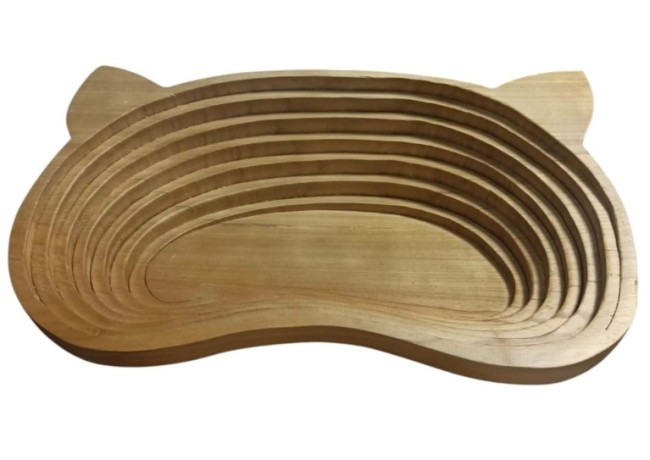 Madpet - Madpet 506 Kulak Şekilli Ahşap Yatak 64 Cm