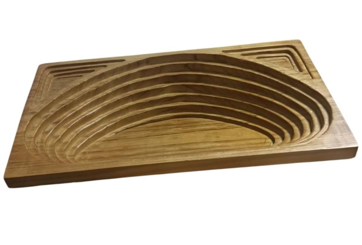 Madpet 507 Dikdörtgen Ahşap Yatak 68 Cm