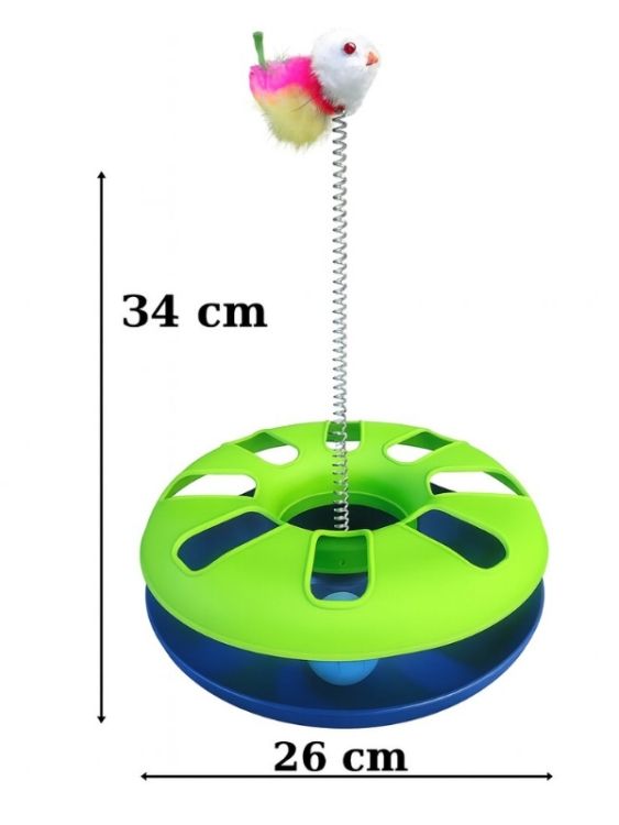 Madpet Fareli Toplu Tek Katlı Kedi Oyuncağı (MAD-011)