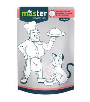 Master - Master Dana Etli Yetişkin Kedi Pouch Mama 80 Gr X 24 Adet