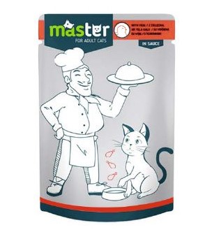 Master - Master Kümes Hayvanlı Yetişkin Kedi Pouch Mama 80 Gr X 24 Adet