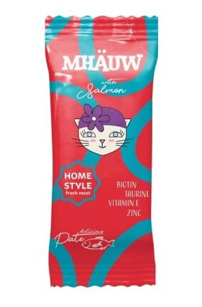 Mhauw - Mhauw Pate Somonlu Yetişkin Kedi Pouch 80 Gr X 33 Adet