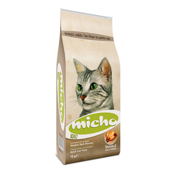 Micho - Micho Tavuklu Yetişkin Kedi Maması 15 Kg