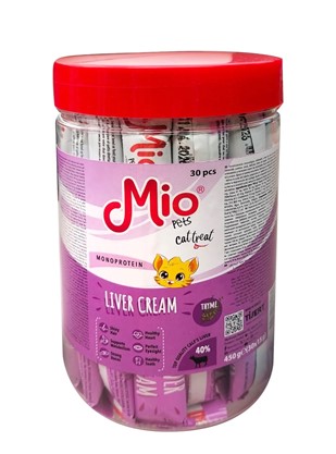 Mio - Mio Ciğerli Krema Kedi Ödülü 15 Gr X 30 Adet