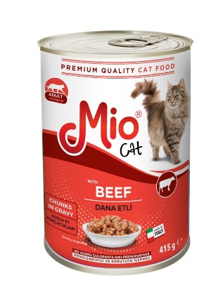 Mio Dana Etli Yetişkin Kedi Konserve 415 Gr X 24 Adet