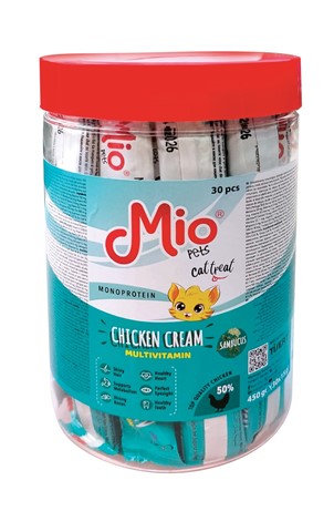 Mio Multivitamin Tavuklu Krema Kedi Ödülü 15 Gr X 30 Adet