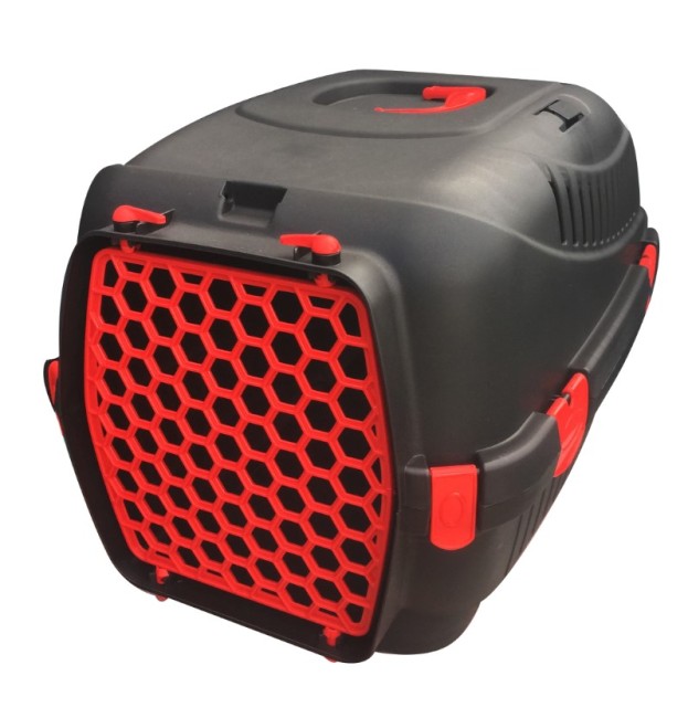 Mio - Mio Orta Boy Plastik Kedi Taşıma Çantası Siyah-Siyah X 5 Adet