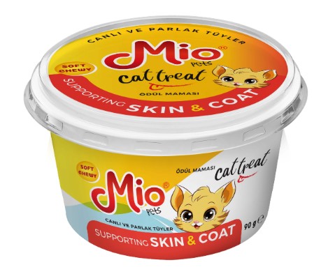 Mio Skin Coat Yumuşak Kedi Ödülü 90 Gr X 4 Adet