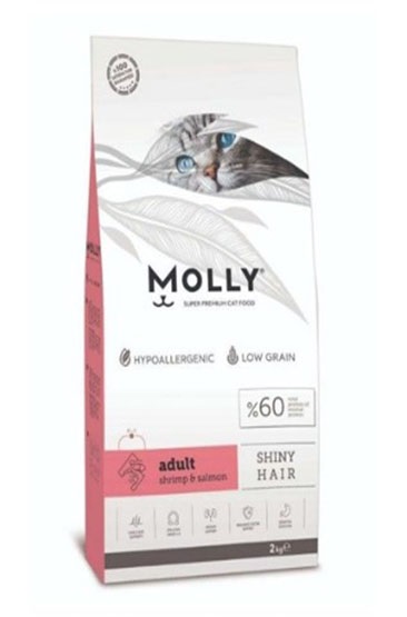 Molly - Molly Karides Ve Somonlu Yetişkin Kedi Maması 2 Kg