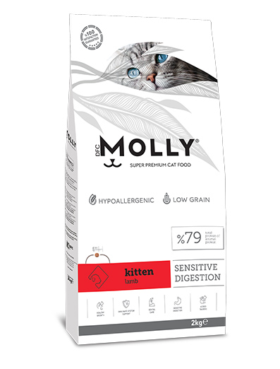 Molly - Molly Kitten Kuzu Etli Yavru Kedi Maması 2 Kg