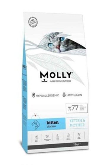 Molly - Molly Kitten Tavuklu Yavru Kedi Maması 2 Kg