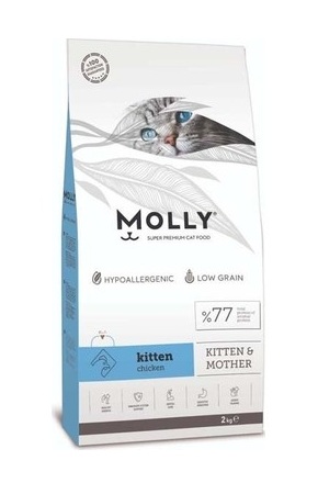 Molly - Molly Kitten Tavuklu Yavru Kedi Maması 2 Kg