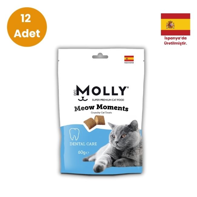 Molly - Molly Meow Moments Dental Care Kedi Ödülü 60gr x 12 Adet