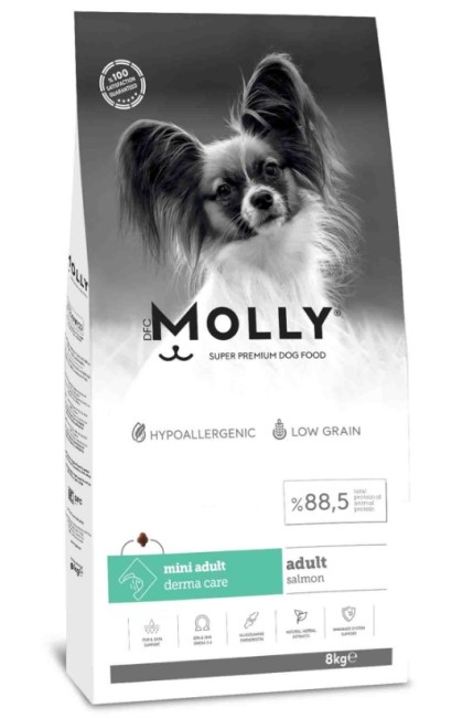 Molly - Molly Mini Adult Somonlu Yetişkin Köpek Maması 8 Kg
