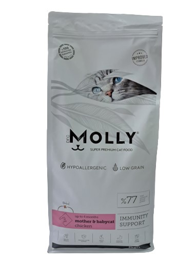 Molly Mother Babycat Tavuklu Yavru Kedi Maması 2 Kg