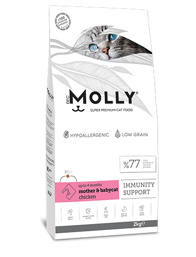 Molly - Molly Mother Babycat Tavuklu Yavru Kedi Maması 2 Kg
