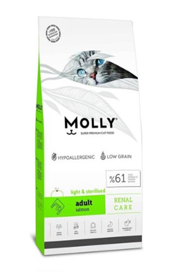 Molly Sterilised Somonlu Kısır Kedi Maması 2 Kg