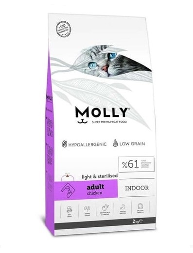 Molly - Molly Sterilised Tavuklu Kısır Kedi Maması 2 Kg