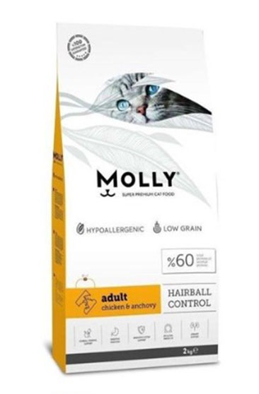 Molly Tavuklu Ve Hamsili Yetişkin Kedi Maması 2 Kg