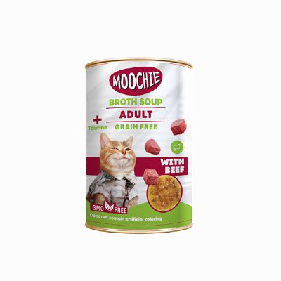 Moochie - Moochie Dana Etli Et Suyu Kedi Çorbası 135 Ml X 6 Adet