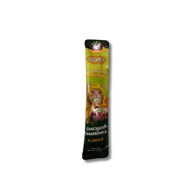 Moochie Tavuk ve Papatya Aromalı Krema Kedi Ödülü 25 x 15gr