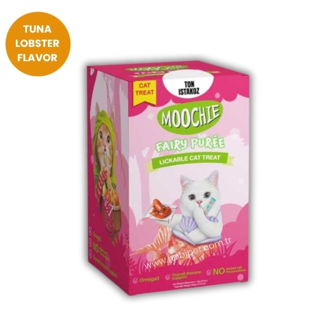 Moochie Ton Balığı ve Istakoz Aromalı Krema Kedi Ödülü 30 x 15gr - Thumbnail