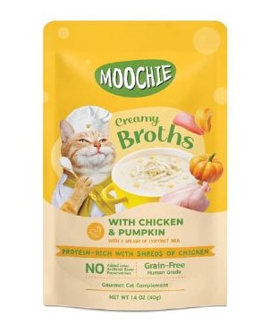 Moochie - Moochie Tavuk Ve Balkabak Çorba Kedi Ödülü 40 Gr X 16 Adet