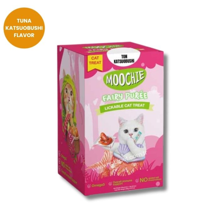 Moochie Ton Balığı ve Katsuobushi Krema Kedi Ödülü 30 x 15gr