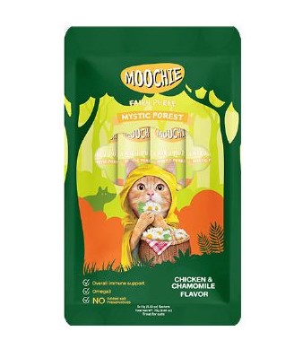 Moochie Tavuk Ve Papatya Krema Kedi Ödülü 15 Gr 5 Li X 12 Adet