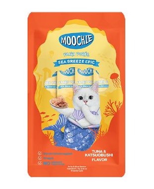 Moochie - Moochie Ton Balığı ve Katsuobushi Krema Kedi Ödülü 15 gr x 5 Adet