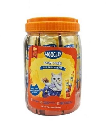 Moochie Ton Balık Ve Orkinos Krema Kedi Ödülü 15 Gr X 50 Adet