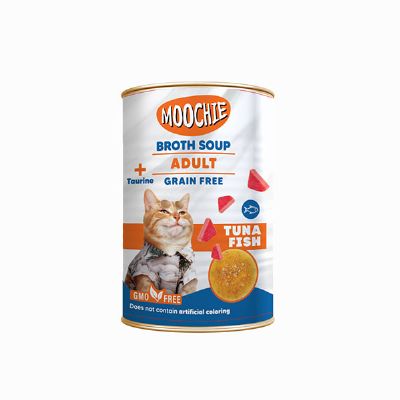 Moochie - Moochie Ton Balıklı Et Suyu Kedi Çorbası 135 Ml X 6 Adet