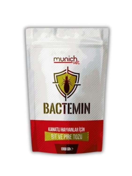 Munich Vet Bactemin Kanatlılar İçin Bit Pire Tozu 1 Kg