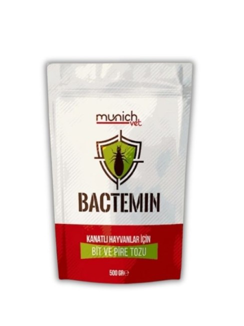 Munich Vet - Munich Vet Bactemin Kanatlılar İçin Bit Pire Tozu 500 Gr