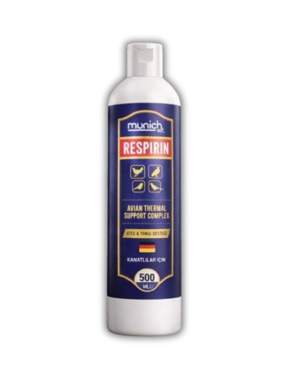 Munich Vet Respirin Kuşlar İçin Ateş Düşürücü Takviye 500 Ml