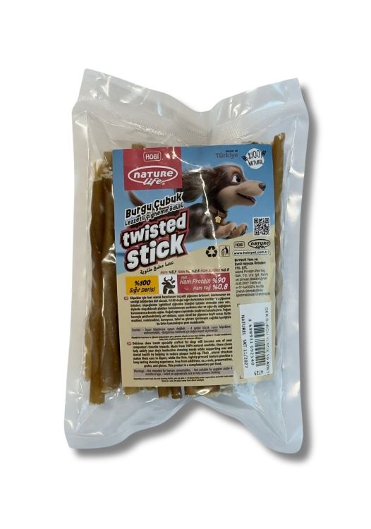 Naturelife Burgu Çubuk Doğal Kahverengi – 50 Adet (092540)