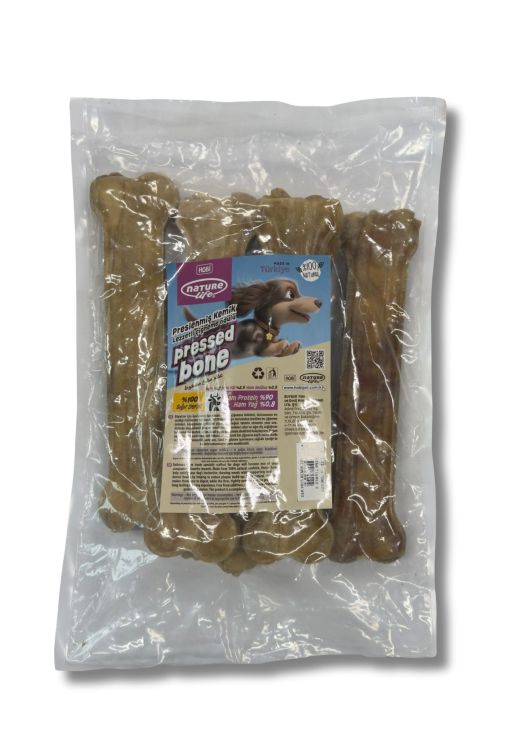 Naturelife Preslenmiş Kemik Doğal Kahverengi 27 cm – 5 Adet (092526)