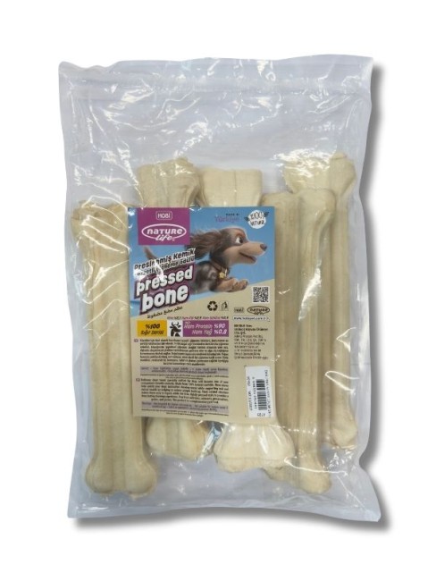 NatureLife - Naturelife Preslenmiş Kemik Beyaz 27 cm - 5 Adet (092441)