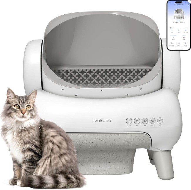 Neakasa - Neakasa Üstü Açık Akıllı Kedi Tuvaleti Beyaz (Z-M1-W)
