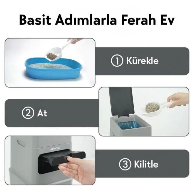 Neakasa Z-PG PooGuard Evcil Hayvan Atık Toplama Kabı 9.2 Litre - Thumbnail