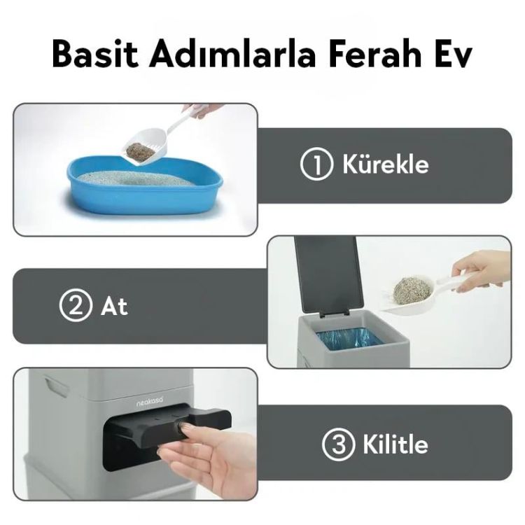 Neakasa Z-PG PooGuard Evcil Hayvan Atık Toplama Kabı 9.2 Litre