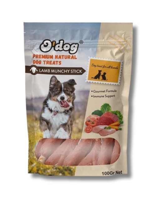 O Dog DT5086 Kuzu Sargılı Çubuk Köpek Ödülü 100 Gr - Thumbnail