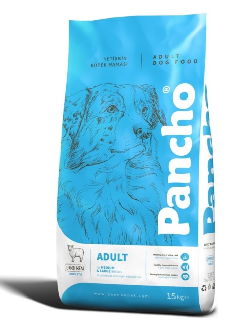 Pancho - Pancho Kuzu Etli Yetişkin Köpek Maması 15 Kg